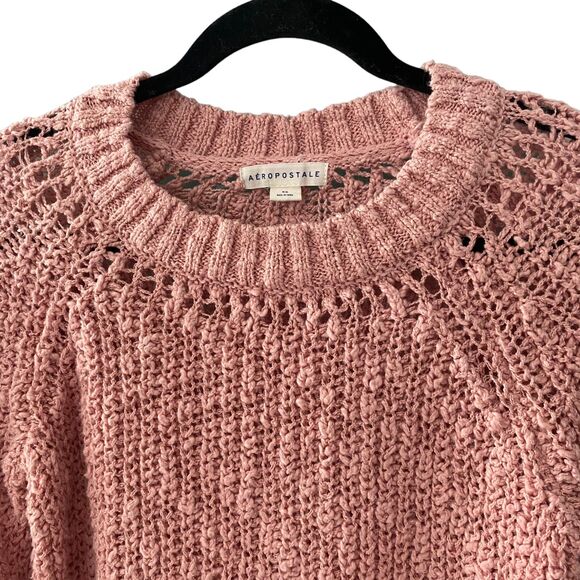 Aeropostale Pink Pullover Knit Sweater Size XS - Picture 2 of 7